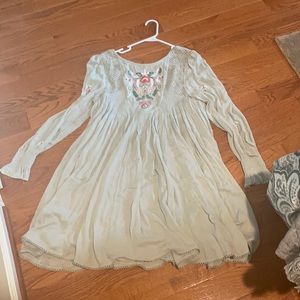 Free people long-sleeve midi dress